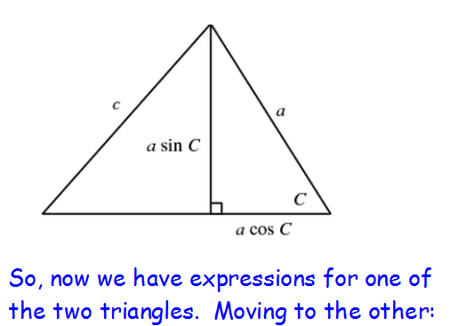 Non-right Triangles: Law of Cosines